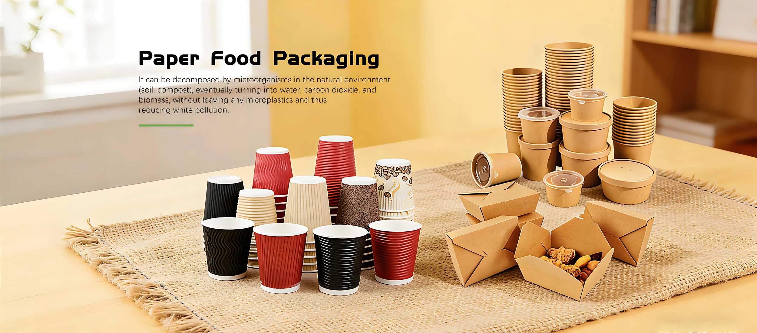 Usine d'emballage alimentaire en papier de Chine