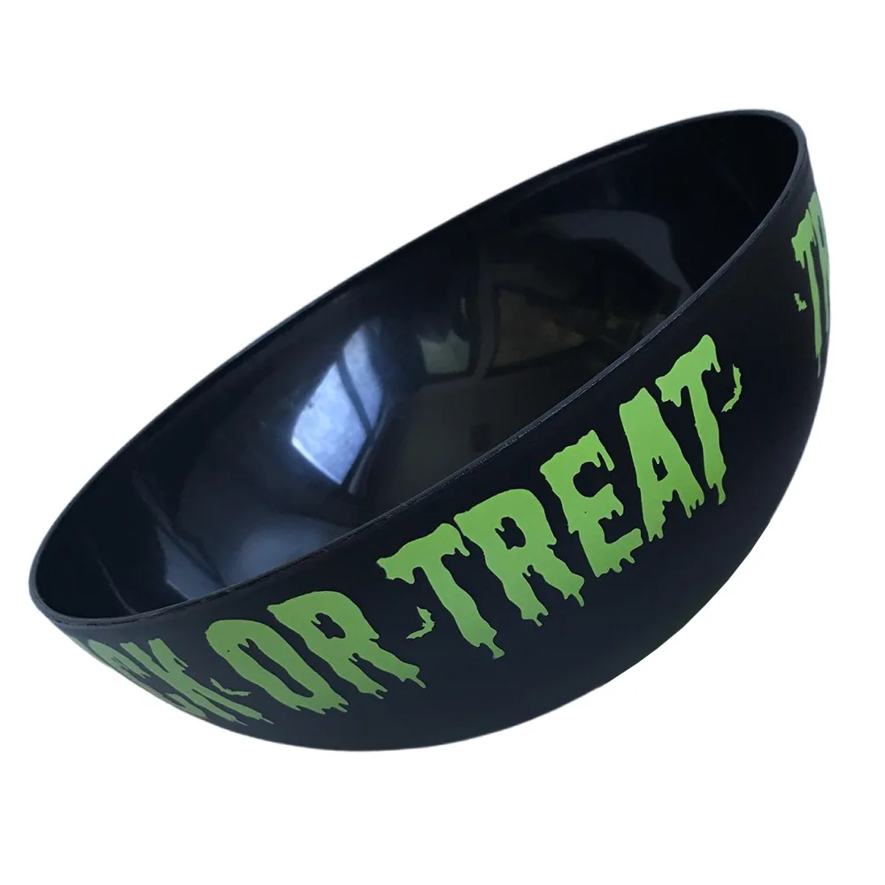 Large-capacity Festival Theme Printed Plastic Salad Bowl