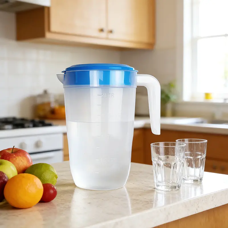 2L PP Commercial Plastic Pitcher for Beverage Shops